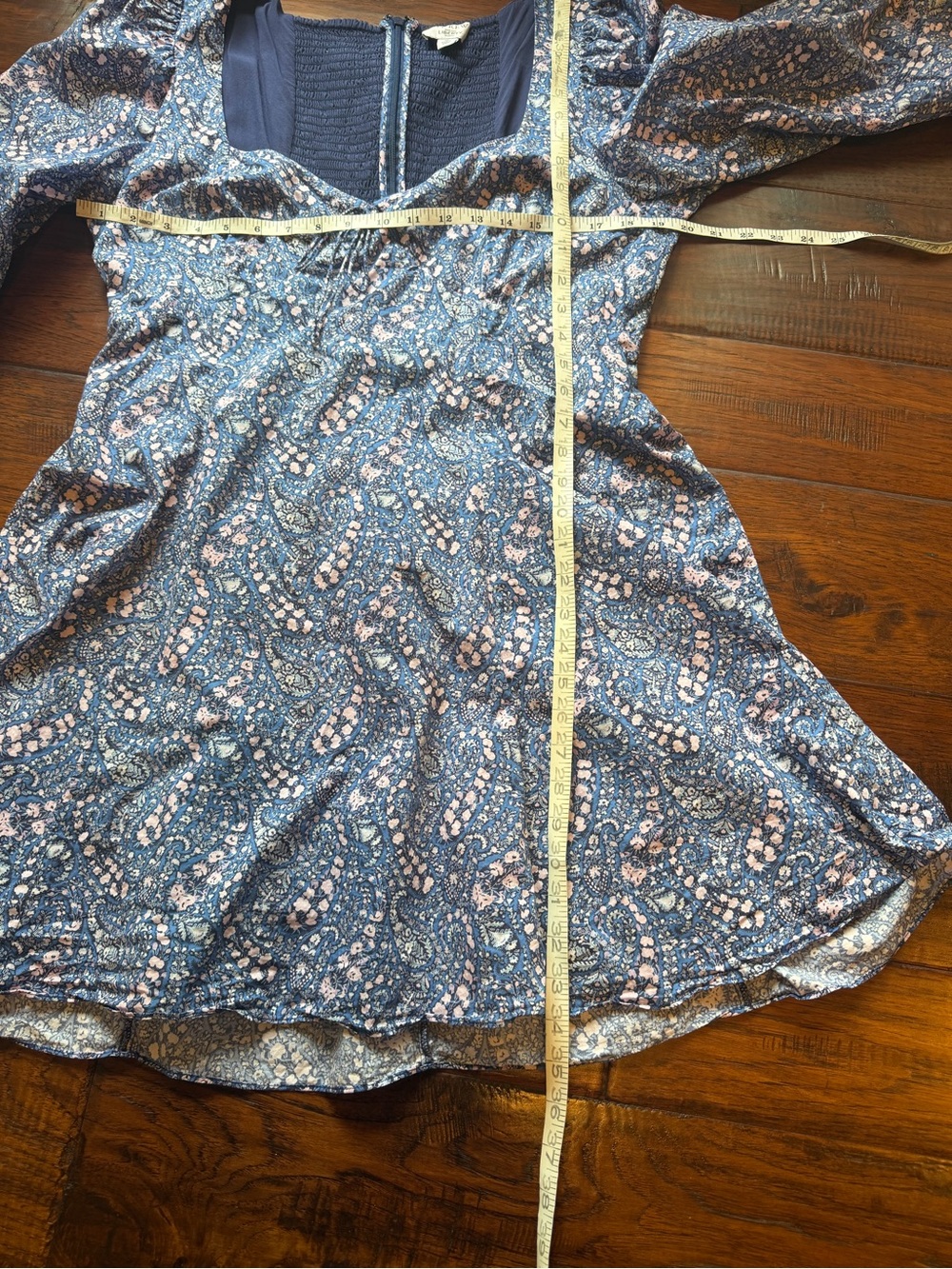 J.Crew x Liberty of London Bourton Bloom Sweetheart Long Sleeve Dress Size 14 - Picture 12 of 12